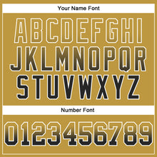 Load image into Gallery viewer, Custom Stitched Old Gold Black-White Fade Fashion Arrow Sports Pullover Sweatshirt Hoodie