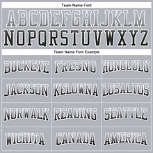 Load image into Gallery viewer, Custom Stitched Gray Black-White Fade Fashion Arrow Sports Pullover Sweatshirt Hoodie