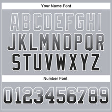 Load image into Gallery viewer, Custom Stitched Gray Black-White Fade Fashion Arrow Sports Pullover Sweatshirt Hoodie