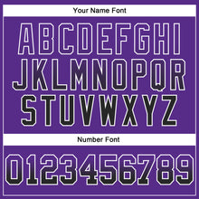 Load image into Gallery viewer, Custom Stitched Purple Black-White Fade Fashion Arrow Sports Pullover Sweatshirt Hoodie