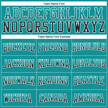 Load image into Gallery viewer, Custom Stitched Teal Black-White Fade Fashion Arrow Sports Pullover Sweatshirt Hoodie