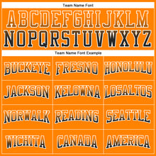 Load image into Gallery viewer, Custom Stitched Bay Orange Black-White Fade Fashion Arrow Sports Pullover Sweatshirt Hoodie