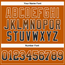 Load image into Gallery viewer, Custom Stitched Texas Orange Black-White Fade Fashion Arrow Sports Pullover Sweatshirt Hoodie