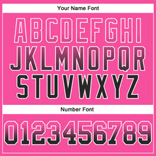 Load image into Gallery viewer, Custom Stitched Pink Black-White Fade Fashion Arrow Sports Pullover Sweatshirt Hoodie