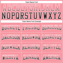 Load image into Gallery viewer, Custom Stitched Medium Pink Black-White Fade Fashion Arrow Sports Pullover Sweatshirt Hoodie