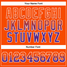 Load image into Gallery viewer, Custom Stitched Orange Purple-White Fade Fashion Arrow Sports Pullover Sweatshirt Hoodie