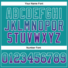 Load image into Gallery viewer, Custom Stitched Teal Purple-White Fade Fashion Arrow Sports Pullover Sweatshirt Hoodie