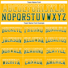 Load image into Gallery viewer, Custom Stitched Gold Green-White Fade Fashion Arrow Sports Pullover Sweatshirt Hoodie