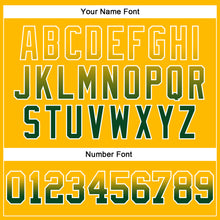 Load image into Gallery viewer, Custom Stitched Gold Green-White Fade Fashion Arrow Sports Pullover Sweatshirt Hoodie