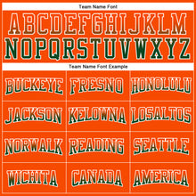 Load image into Gallery viewer, Custom Stitched Orange Green-White Fade Fashion Arrow Sports Pullover Sweatshirt Hoodie