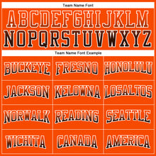 Load image into Gallery viewer, Custom Stitched Orange Brown-White Fade Fashion Arrow Sports Pullover Sweatshirt Hoodie