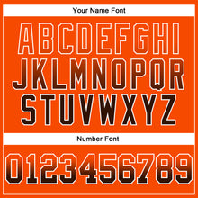 Load image into Gallery viewer, Custom Stitched Orange Brown-White Fade Fashion Arrow Sports Pullover Sweatshirt Hoodie