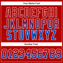 Load image into Gallery viewer, Custom Stitched Red Thunder Blue-White Fade Fashion Arrow Sports Pullover Sweatshirt Hoodie