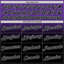 Load image into Gallery viewer, Custom Purple Black-Gray Fade Fashion Performance T-Shirt