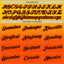 Load image into Gallery viewer, Custom Yellow Black-Orange Fade Fashion Performance T-Shirt