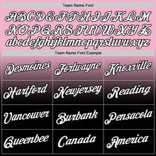 Load image into Gallery viewer, Custom Light Pink White-Black Fade Fashion Performance T-Shirt