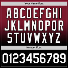 Load image into Gallery viewer, Custom Crimson White-Black Fade Fashion Performance T-Shirt