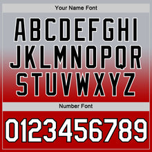 Load image into Gallery viewer, Custom Gray Red-Black Fade Fashion Performance T-Shirt