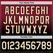 Load image into Gallery viewer, Custom Crimson Cream-Black Fade Fashion Performance T-Shirt