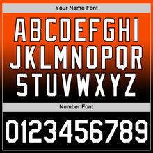 Load image into Gallery viewer, Custom Orange White-Black Fade Fashion Performance T-Shirt