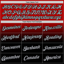 Load image into Gallery viewer, Custom Red Gray-Black Fade Fashion Performance T-Shirt