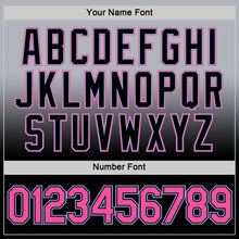 Load image into Gallery viewer, Custom Gray Pink Black-Light Blue Fade Fashion Performance T-Shirt