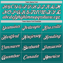 Load image into Gallery viewer, Custom Aqua Teal-Black Fade Fashion Performance T-Shirt