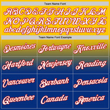 Load image into Gallery viewer, Custom Yellow Red-Royal Fade Fashion Performance T-Shirt