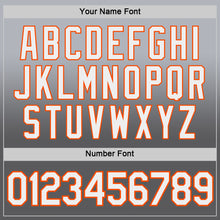 Load image into Gallery viewer, Custom Gray Steel Gray-Orange Fade Fashion Performance T-Shirt