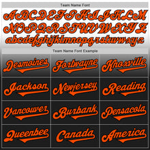 Load image into Gallery viewer, Custom White Orange-Black Authentic Fade Fashion Baseball Jersey