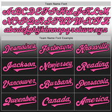 Load image into Gallery viewer, Custom White Pink-Black Authentic Fade Fashion Baseball Jersey