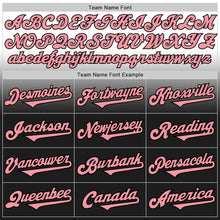Load image into Gallery viewer, Custom White Medium Pink-Black Authentic Fade Fashion Baseball Jersey