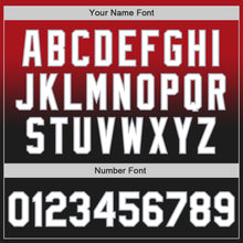 Load image into Gallery viewer, Custom Red Black-Gray Authentic Fade Fashion Baseball Jersey