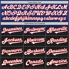 Load image into Gallery viewer, Custom Royal Black-Red Authentic Fade Fashion Baseball Jersey