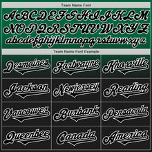 Load image into Gallery viewer, Custom Kelly Green Black-White Authentic Fade Fashion Baseball Jersey