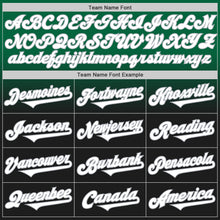 Load image into Gallery viewer, Custom Kelly Green Black-Gray Authentic Fade Fashion Baseball Jersey