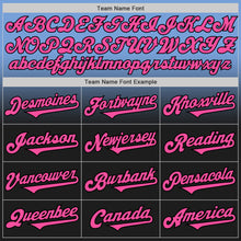 Load image into Gallery viewer, Custom Light Blue Pink-Black Authentic Fade Fashion Baseball Jersey