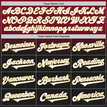 Load image into Gallery viewer, Custom Crimson Black-Old Gold Authentic Fade Fashion Baseball Jersey