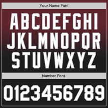 Load image into Gallery viewer, Custom Burgundy Black-Gray Authentic Fade Fashion Baseball Jersey