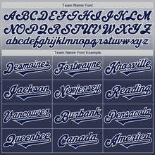 Load image into Gallery viewer, Custom Gray Navy-White Authentic Fade Fashion Baseball Jersey