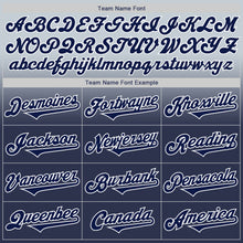 Load image into Gallery viewer, Custom Silver Navy-White Authentic Fade Fashion Baseball Jersey