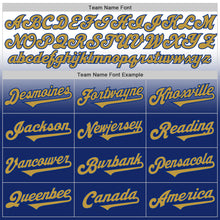 Load image into Gallery viewer, Custom White Old Gold-Royal Authentic Fade Fashion Baseball Jersey