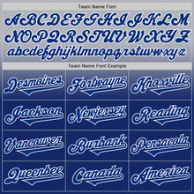 Load image into Gallery viewer, Custom Gray Royal-White Authentic Fade Fashion Baseball Jersey