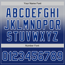 Load image into Gallery viewer, Custom Gray Royal-White Authentic Fade Fashion Baseball Jersey
