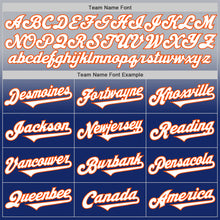 Load image into Gallery viewer, Custom Gray White Royal-Orange Authentic Fade Fashion Baseball Jersey