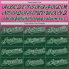 Load image into Gallery viewer, Custom Pink Green-White Authentic Fade Fashion Baseball Jersey