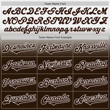 Load image into Gallery viewer, Custom White Brown Authentic Fade Fashion Baseball Jersey