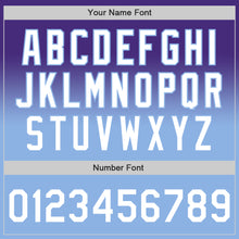 Load image into Gallery viewer, Custom Purple White-Light Blue Authentic Fade Fashion Baseball Jersey