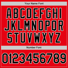 Load image into Gallery viewer, Custom Fire Red Black-White Authentic Baseball Jersey