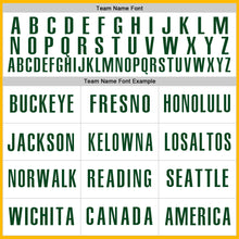 Load image into Gallery viewer, Custom Gold Green-White Authentic Baseball Jersey